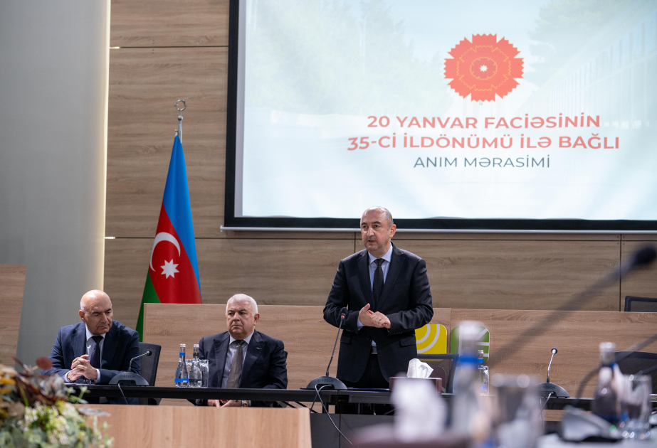 20 Yanvar faciəsinin 35-ci ildönümünə həsr olunmuş anım tədbiri keçirilib