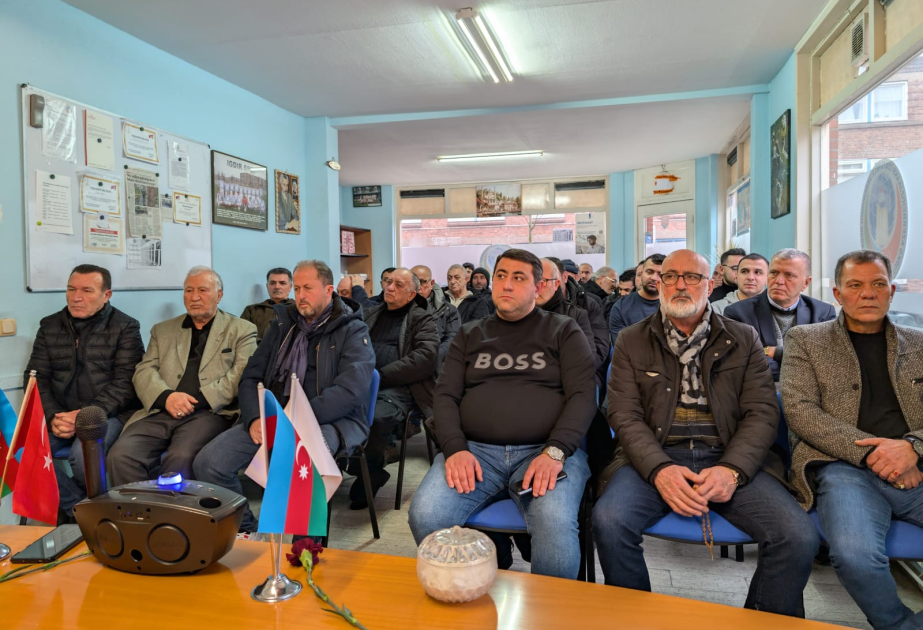 20 Yanvar şəhidlərinin xatirəsi Haaqada ehtiramla anılıb