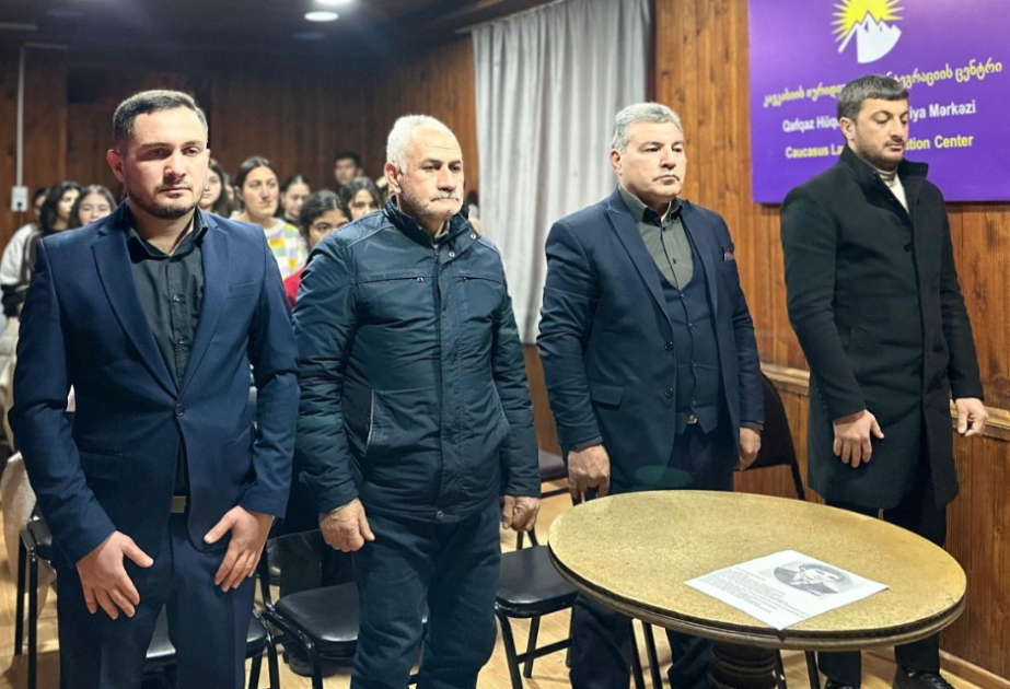 20 Yanvar şəhidlərinin xatirəsi Gürcüstanın bölgələrində də ehtiramla anılıb