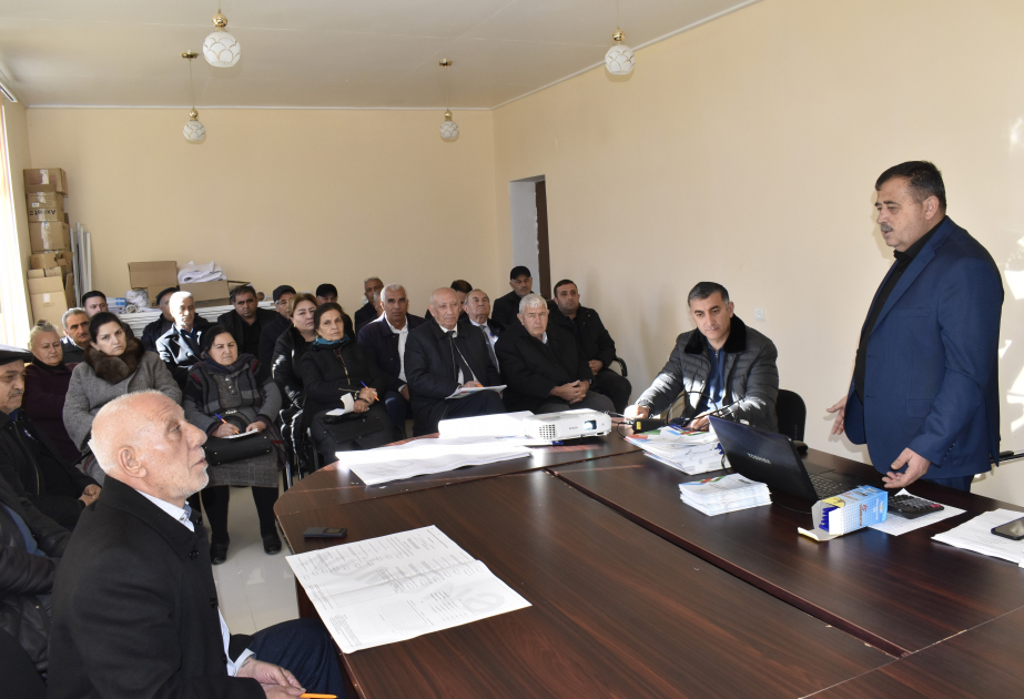 Ağdam rayonunda maarifləndirici treninqlər davam edir