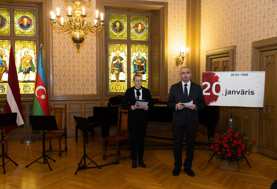 Latviyada 20 Yanvar faciəsinə həsr olunmuş anım tədbiri keçirilib