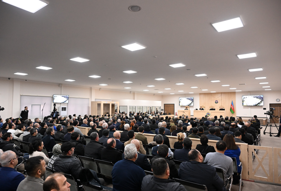 Continúa el juicio en contra de las personas acusadas de cometer numerosos delitos como resultado de la agresión militar de Armenia