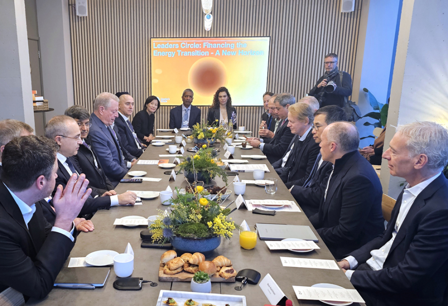 El Ministro de Economía de Azerbaiyán celebró varias reuniones en el Foro Económico Mundial
