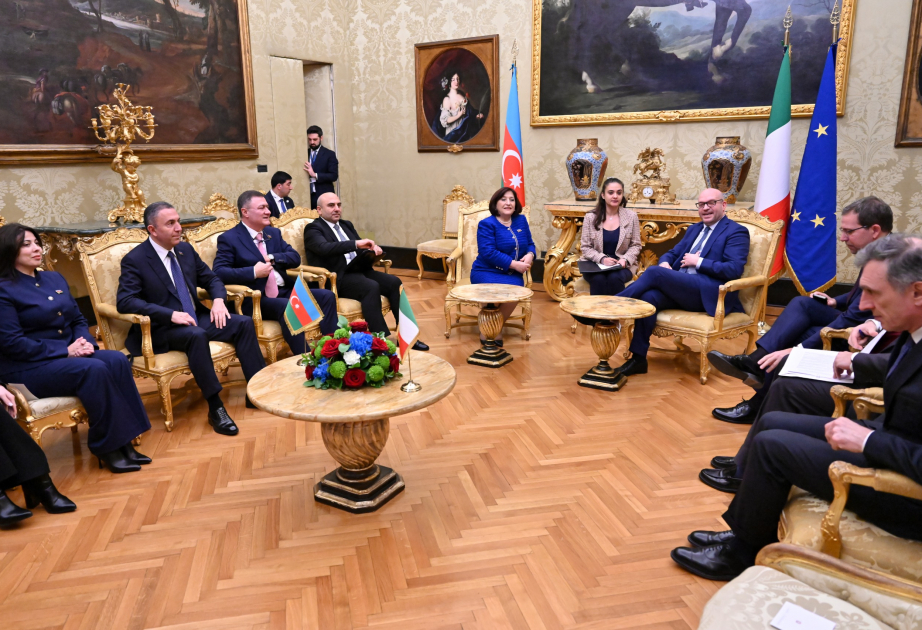 Speaker of Azerbaijan’s Parliament meets with Italy’s Chamber of Deputies President