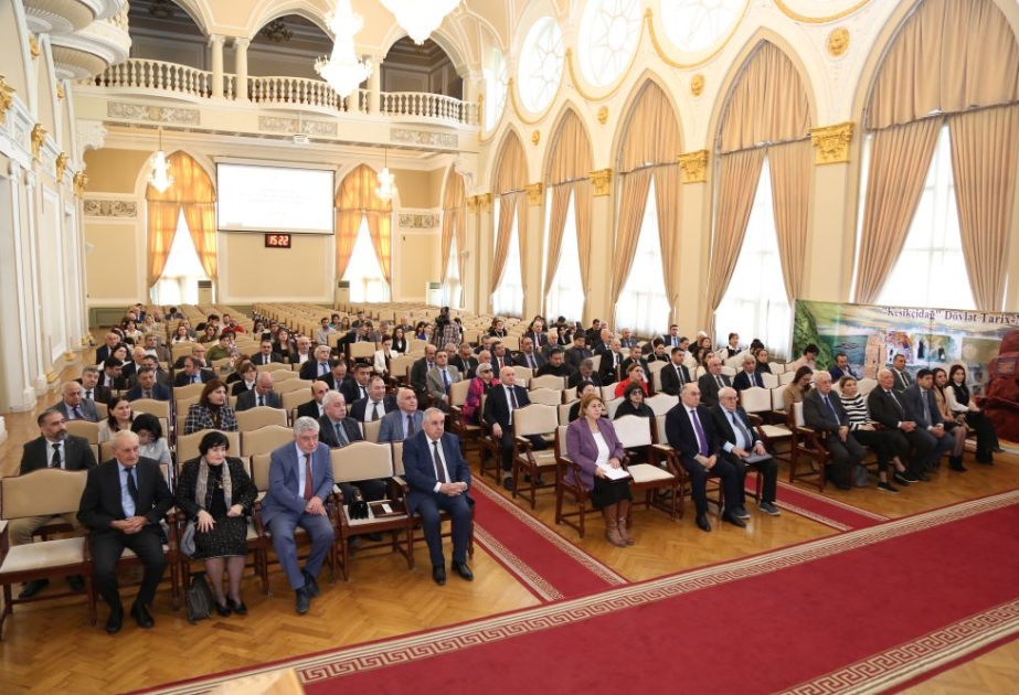 AMEA-nın Gəncə Bölməsinin elmi və təşkilati fəaliyyətinə dair hesabatı dinlənilib