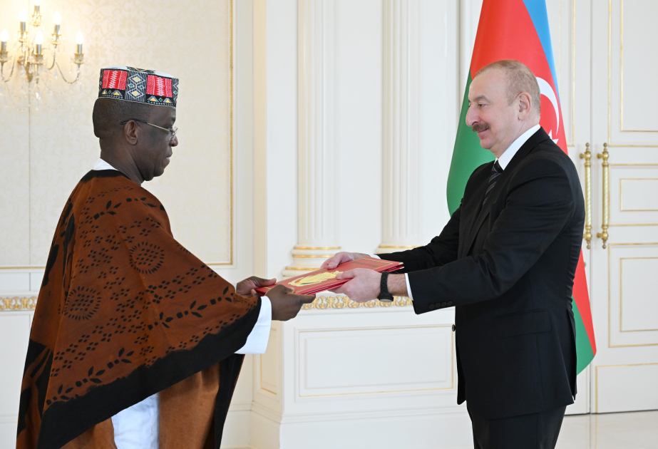El Presidente de Azerbaiyán recibió las credenciales del recién nombrado Embajador de Guinea en Azerbaiyán ACTUALIZADO