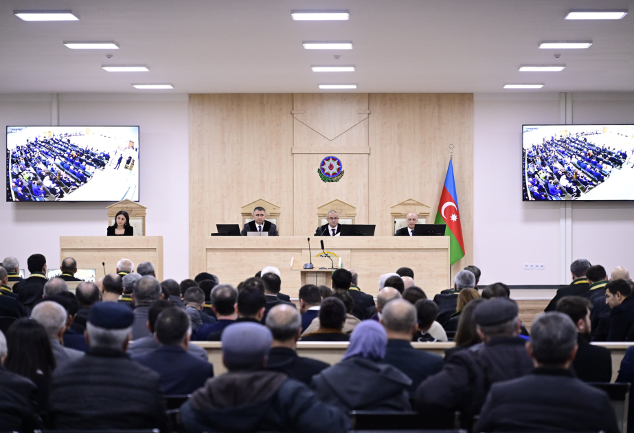 Prozess gegen Personen, die beschuldigt werden, zahlreiche Verbrechen im Zuge militärischer Aggression Armeniens begangen zu haben, fortgesetzt