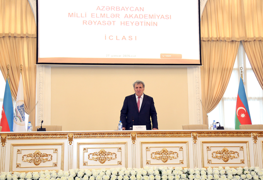 AMEA-nın Rəyasət Heyətinin növbəti iclası keçirilib