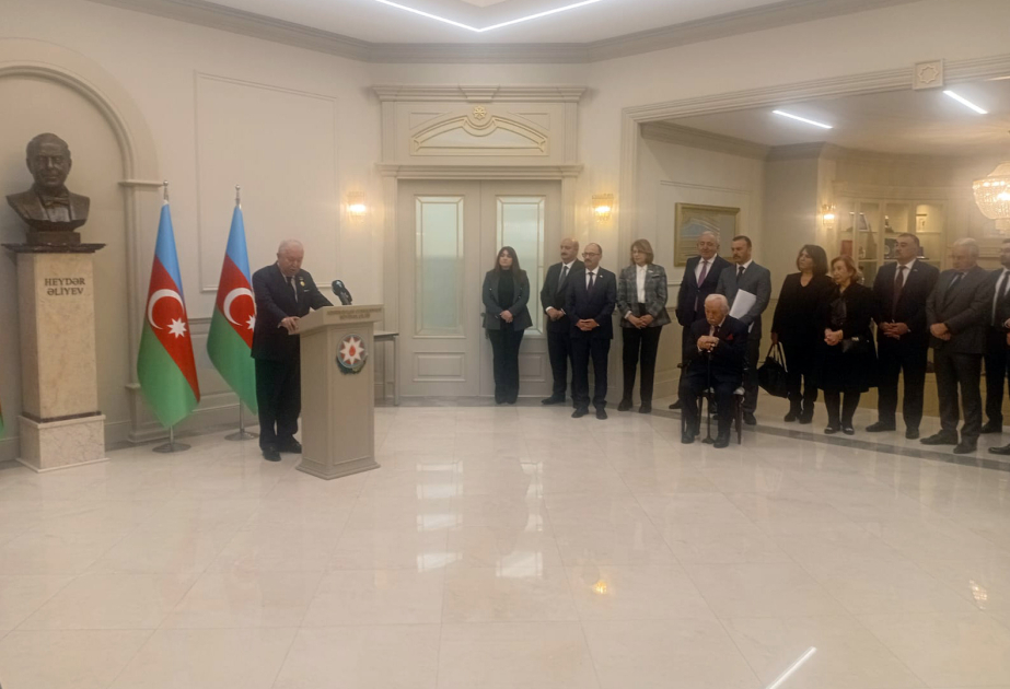 Akkan Suverin Ankarada “Heydər Əliyevin 100 illiyi” medalı ilə təltif edilmə mərasimi keçirilib