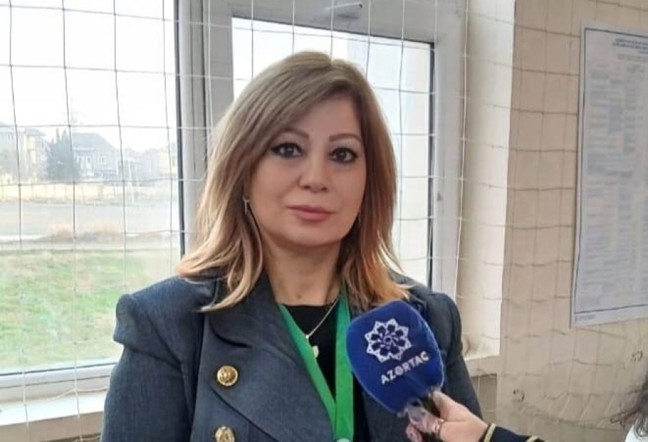 Məntəqə sədri: Seçicilərin şəffaf və demokratik şəraitdə səs verməsi üçün bütün şərait yaradılıb