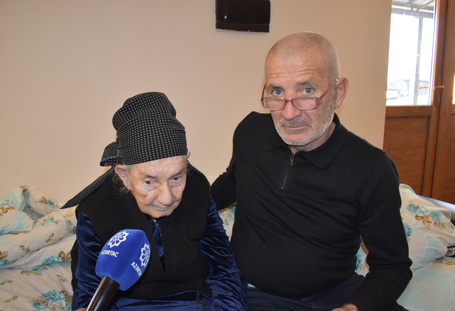 Şəhid nənəsi: Ölkəmizdə daim əmin-amanlıq olmasını arzulayıram