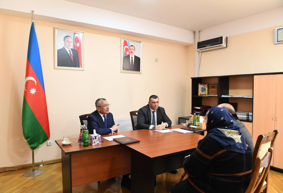 Gəncədə keçmiş məcburi köçkünlərin müraciətləri dinlənilib