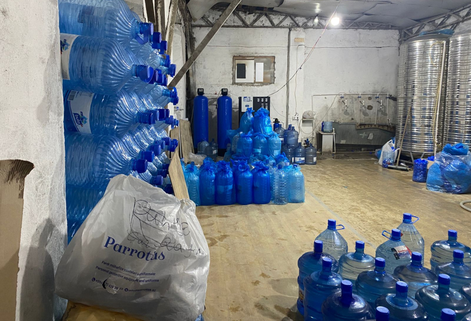 Bakıda nöqsanlar aşkarlanan su emalı müəssisəsinin fəaliyyəti dayandırılıb