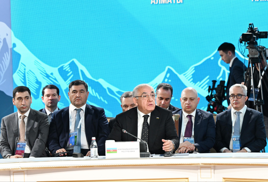 El Primer Ministro de Azerbaiyán participó en la reunión del Consejo Intergubernamental Euroasiático en Almaty