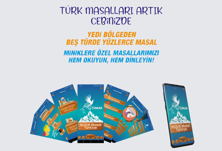 Azərbaycanın xalq nağılları “Masal Masal Türkiyə” mobil tətbiqinə daxil ediləcək
