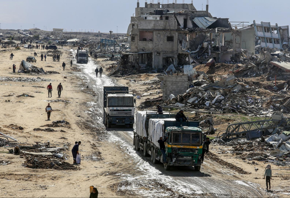 Tausende LKW mit Hilfsgütern haben Gaza-Streifen erreicht