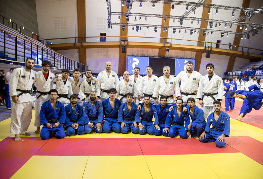 Des judokas azerbaïdjanais s’entraînent à Paris pour le Grand Slam