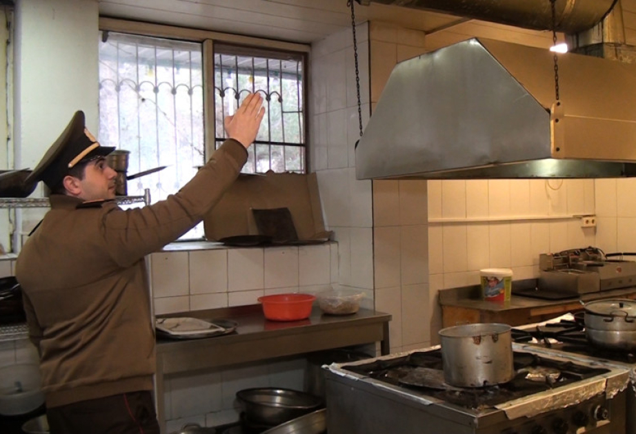 Bakıda yanğın təhlükəli restoranın fəaliyyəti dayandırılıb