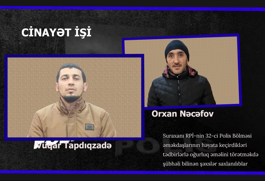 Bakıda polis maskalanıb oğurluq edən şübhəliləri ifşa edib VİDEO