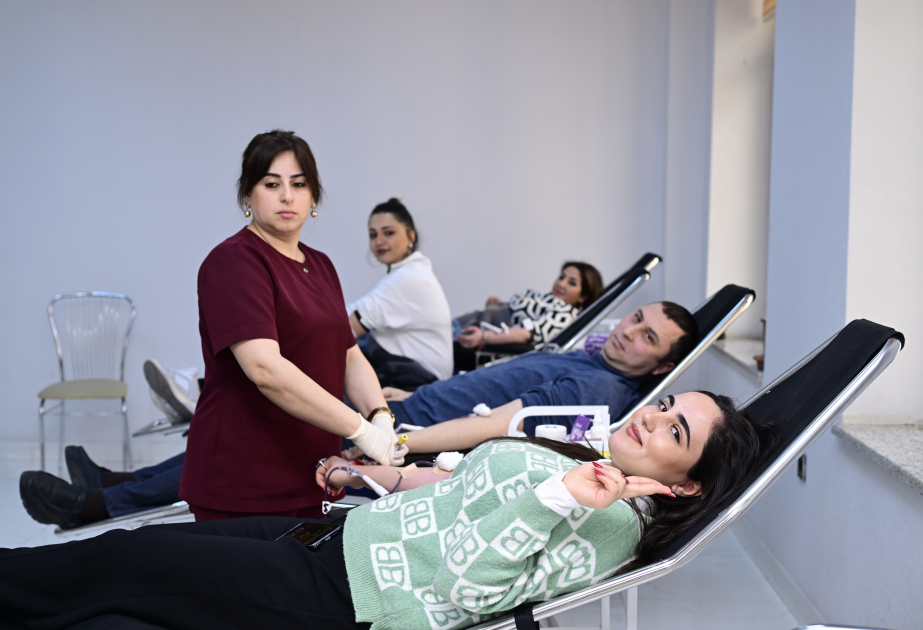 Los empleados de AZERTAC se unieron a la iniciativa «Por una vida sin talasemia»