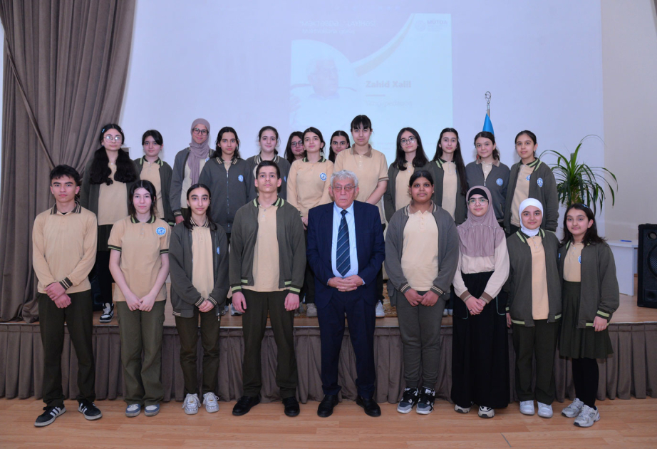 Zahid Xəlil: Təşəkkür edirəm ki, məni belə intellektual uşaqlarla görüşdürdünüz