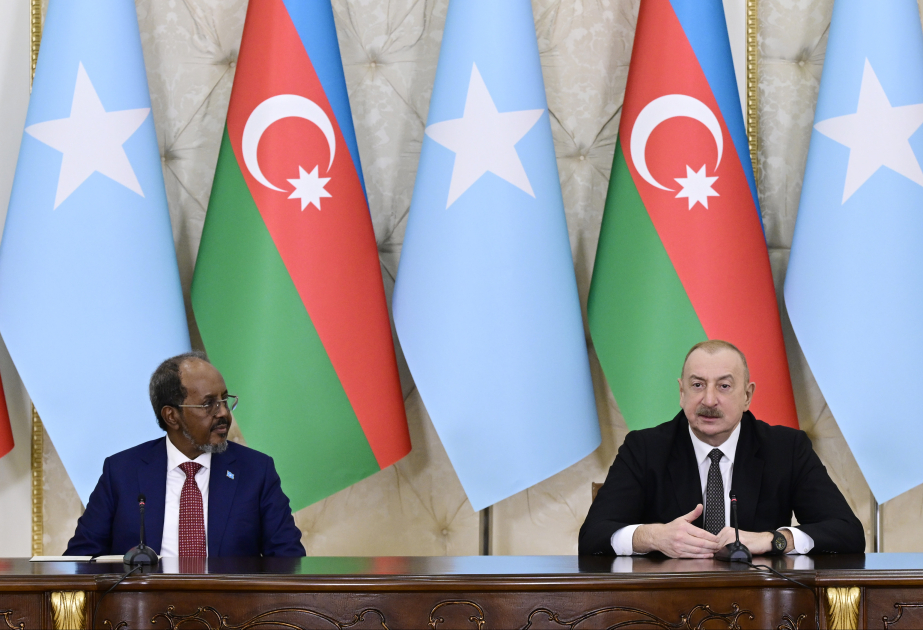 Los Presidentes de Azerbaiyán y Somalia hacen declaraciones a la prensa ACTUALIZADO