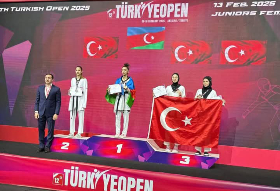 Azərbaycanın gənc taekvondoçusu beynəlxalq turnirdə qızıl medal qazanıb