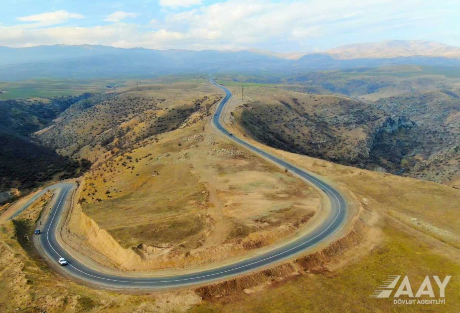 盖戈里区的Topalgasanli-Kerimli 公路已彻底重建