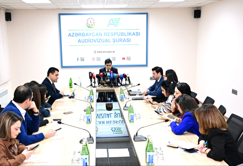Azərbaycan Respublikası Audiovizual Şurasının sədrinin brifinqi keçirilib