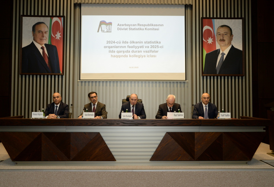 Dövlət Statistika Komitəsində geniş kollegiya iclası keçirilib