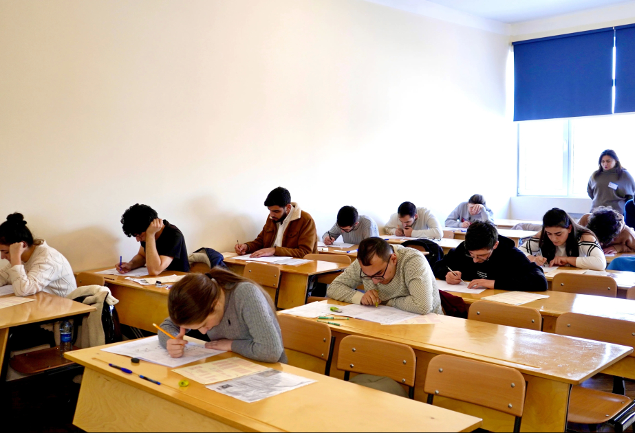 Ali təhsil müəssisələrinin magistraturalarına qəbul imtahanı keçirilib