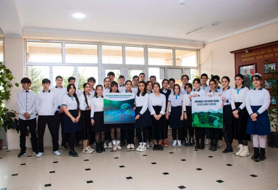 Şagirdlər tullantıların düzgün idarə olunması barədə maarifləndirilib
