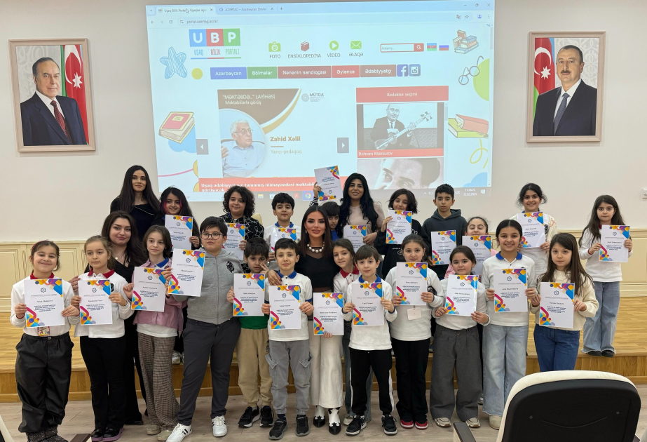Alumnos de LANDAU School visitaron AZERTAC
