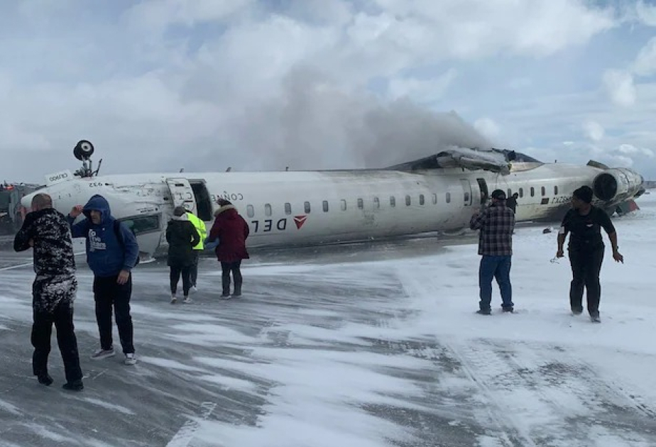 Canada : un avion se renverse au moment de l'atterrissage à l'aéroport Pearson de Toronto