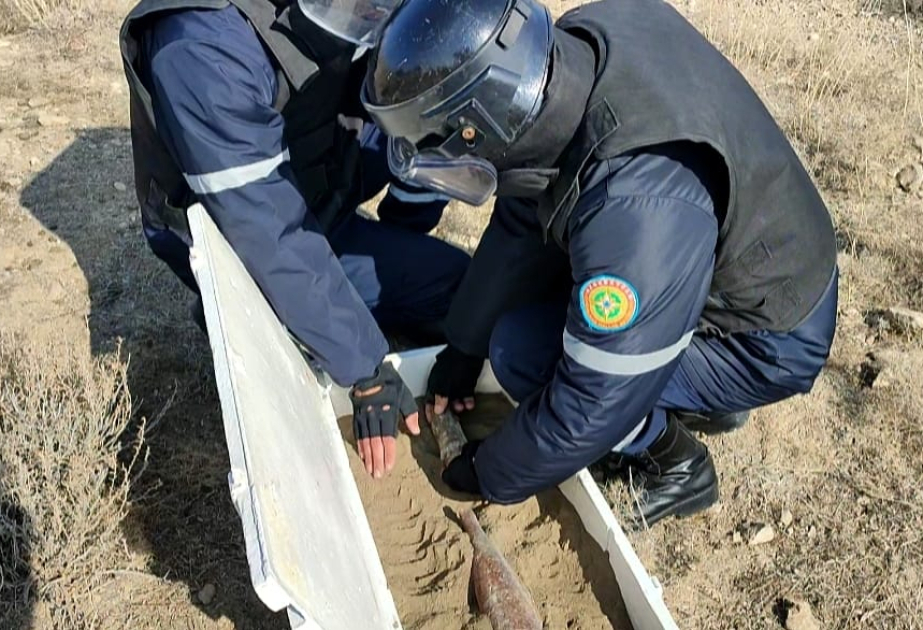 Kəngərli rayonunda mina və top mərmisi aşkarlanıb