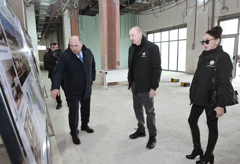 President Ilham Aliyev visited Aghdam district, inspected construction progress of Hilton Garden Inn VIDEO