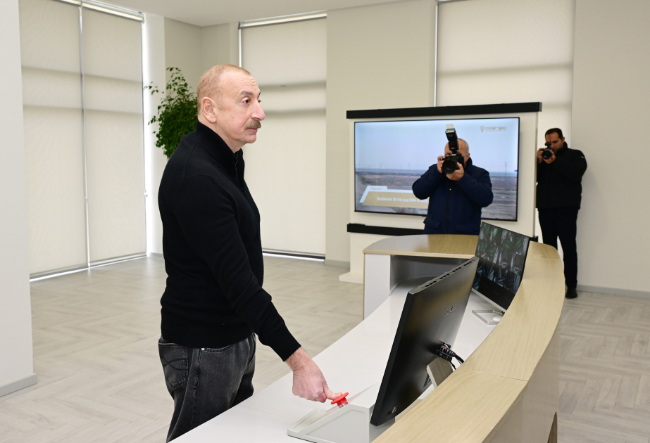 Aghdam: Präsident Ilham Aliyev weiht regionale digitale Steuerzentrale und Lehr- und Trainingskomplex ein AKTUALISIERT VIDEO