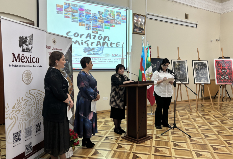 Exposición de Arte "Corazón Migrante" en el Museo Nacional de Historia de Azerbaiyán