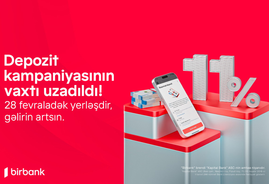 ®  Birbank continuous its advantageous deposit campaign