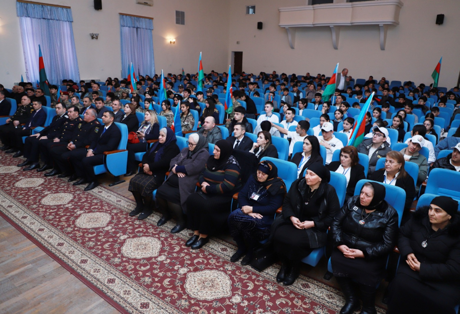 Şabranda “Vətənpərvər Azərbaycan gəncliyi – sağlam gənclik, sağlam gələcək” mövzusunda görüş keçirilib