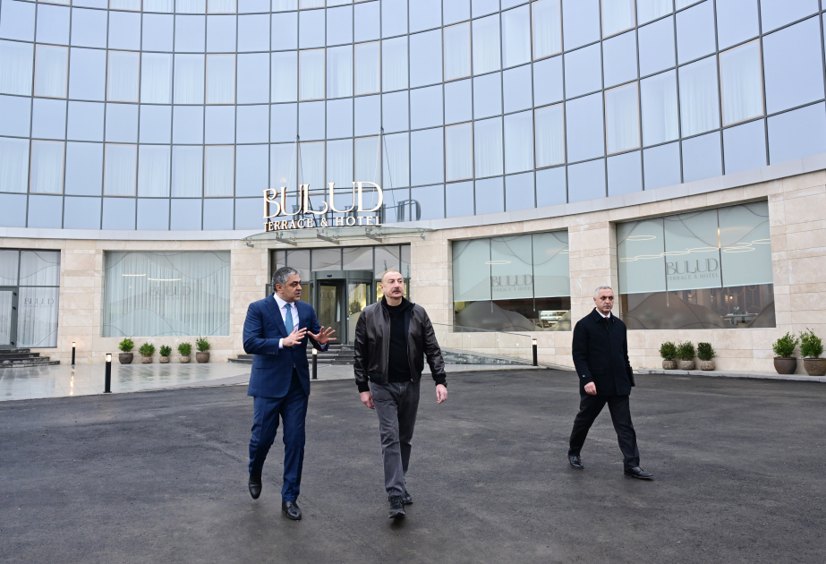 Le président de la République participe à la réouverture de l’hôtel Bulud à Khankendi MIS A JOUR VIDEO