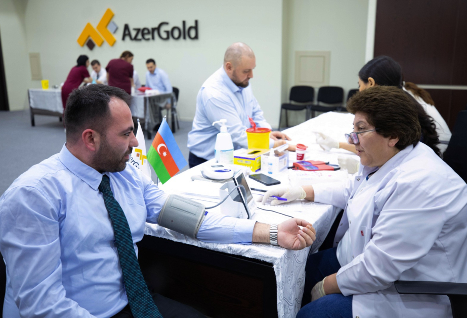 “AzerGold” QSC-də növbəti qanvermə aksiyası keçirilib