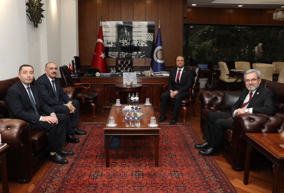 BANM ilə Ankara Universiteti arasında əməkdaşlıq imkanları müzakirə edilib