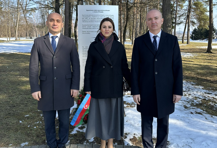 Sloveniyanın Maribor şəhərində Xocalı qurbanlarının xatirəsi yad edilib