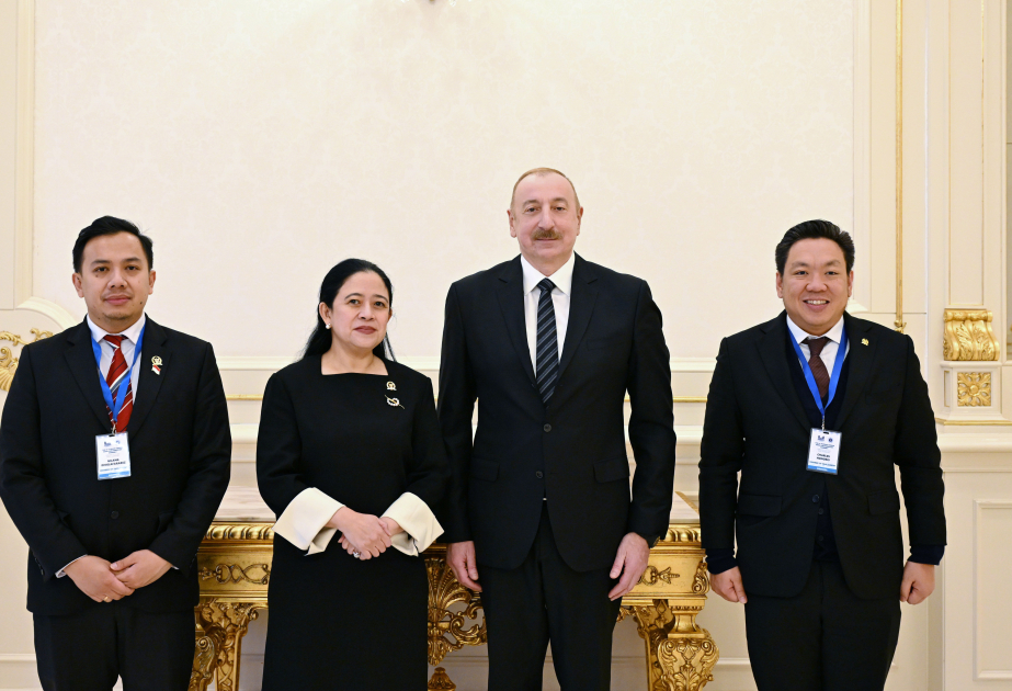 Präsident Ilham Aliyev empfängt Sprecherin des indonesischen Repräsentantenhauses AKTUALISIERT VIDEO