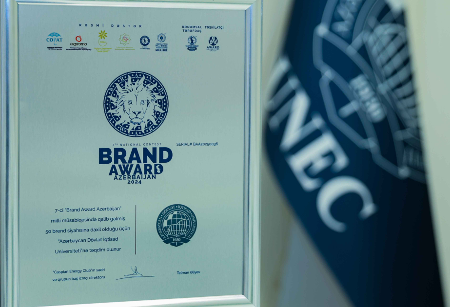 UNEC “Brand Award Azerbaijan” milli müsabiqəsinin qalibi olub