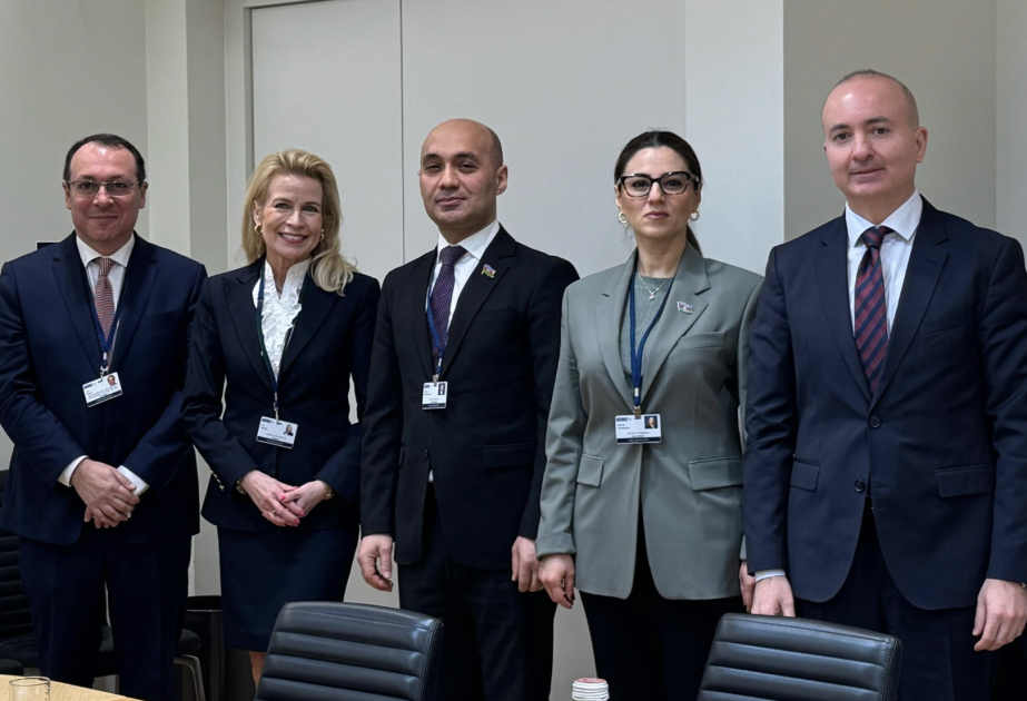 La delegación parlamentaria de Azerbaiyán se entrevistó con la presidenta de la AP OSCE