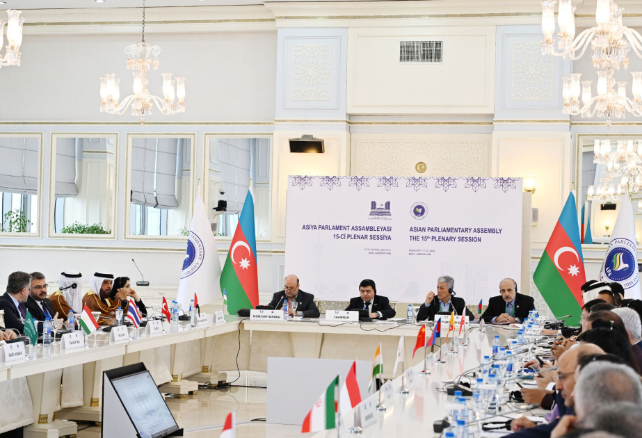 Baku-Erklärung zu Ergebnissen der 15. Plenarsitzung der Asiatischen Parlamentarischen Versammlung angenommen VIDEO