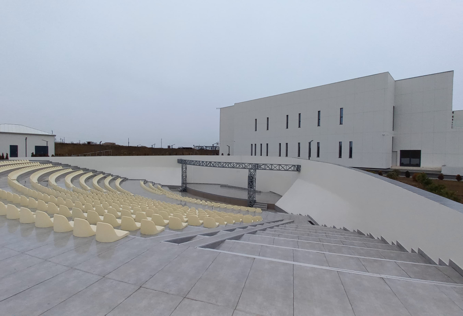 Las obras de construcción e instalación en el Centro de Mugham de Aghdam están a punto de finalizar