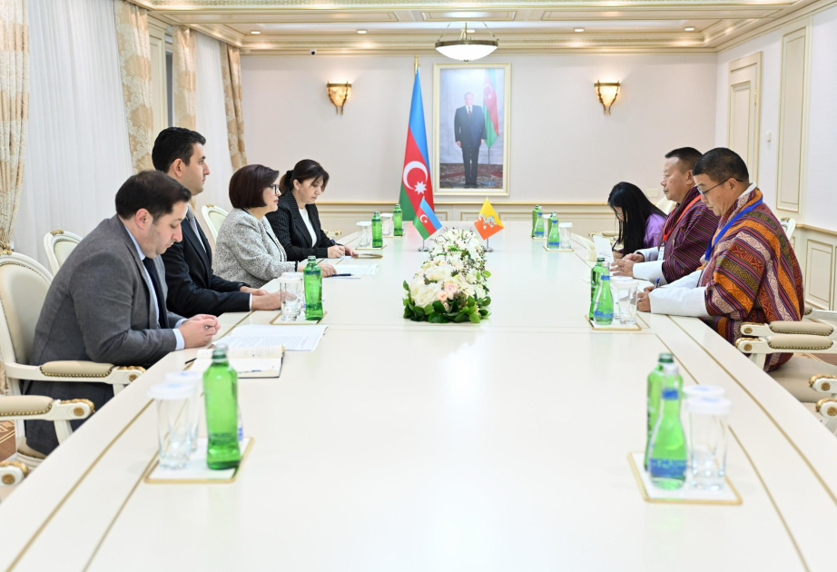 Speaker of Azerbaijani Parliament meets with Speaker of National Council of Bhutan
